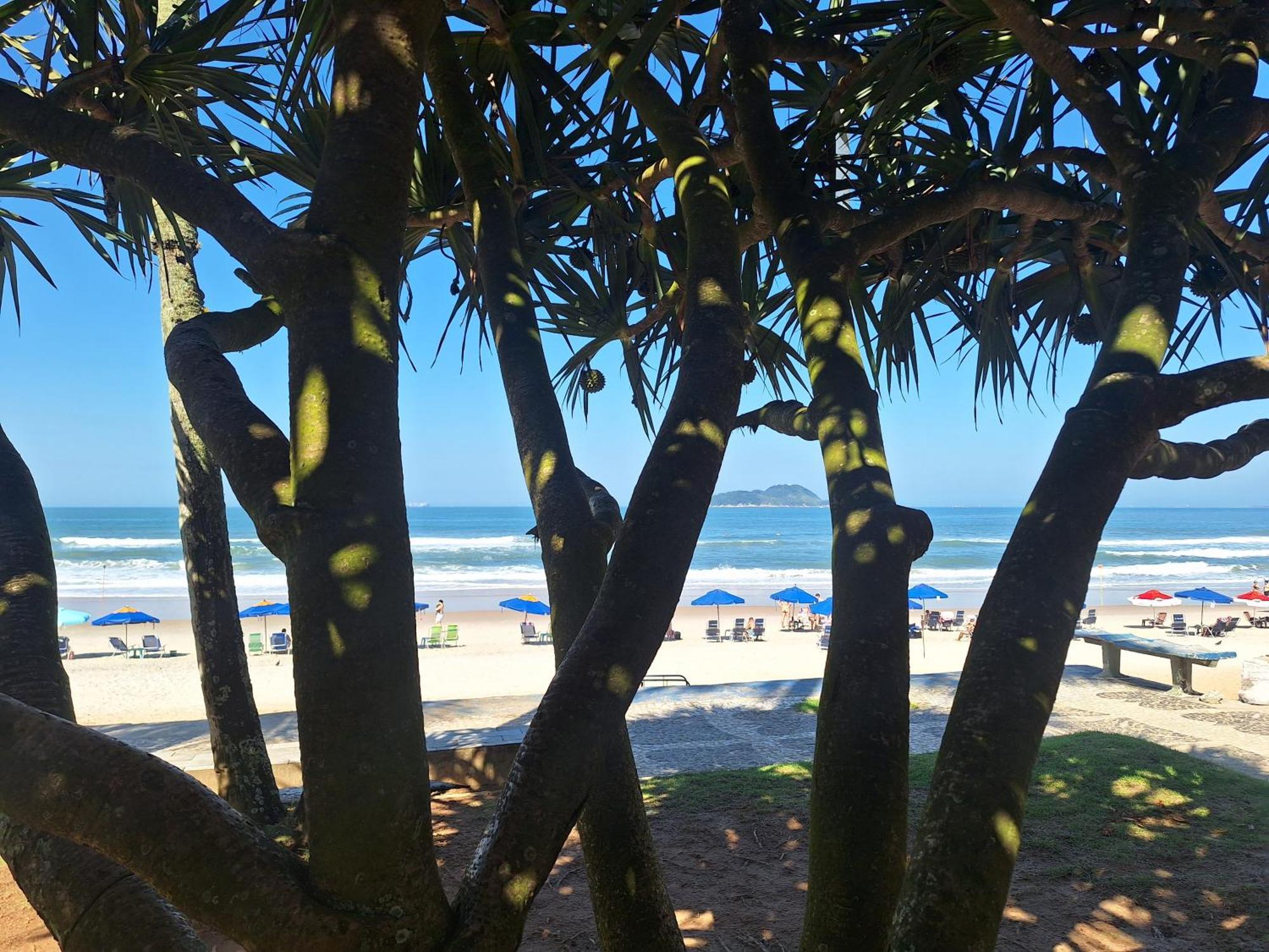 Duplex Pe Na Areia, Praia Do Tombo - Guaruja/Sp. Esterno foto
